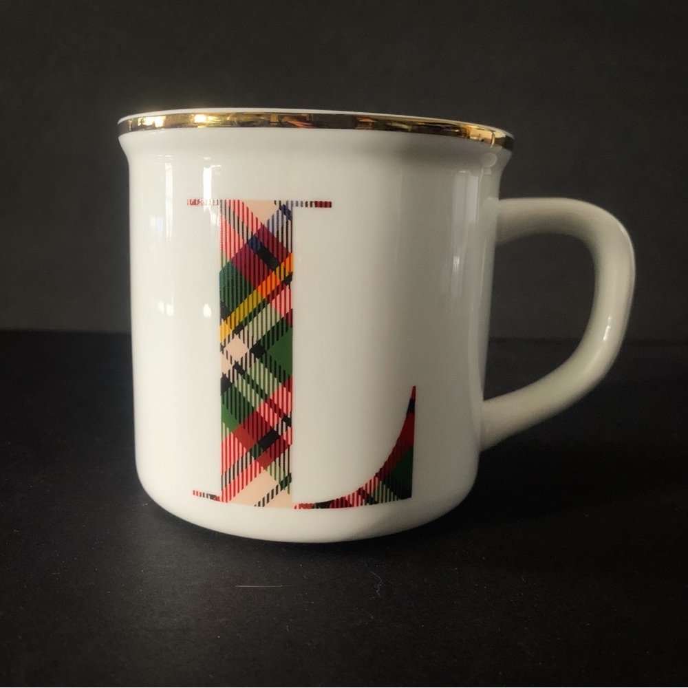 Pottery Barn L Initial Monogram Mug - Picture 1 of 4